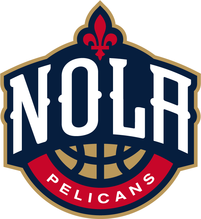New Orleans Pelicans 2013-Pres Secondary Logo iron on heat transfer v3